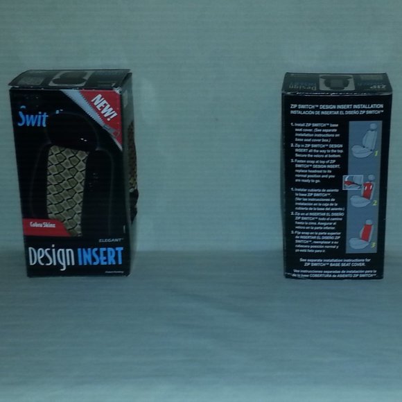 ZIP SWITCH E370576 SEAT DESIGN INSERT, COBRA SKINZ - Picture 2 of 2